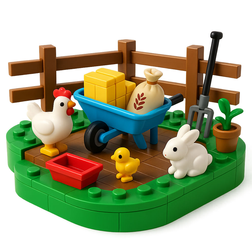 Brick-Built Countryside Moments – Miniature Diorama Series
