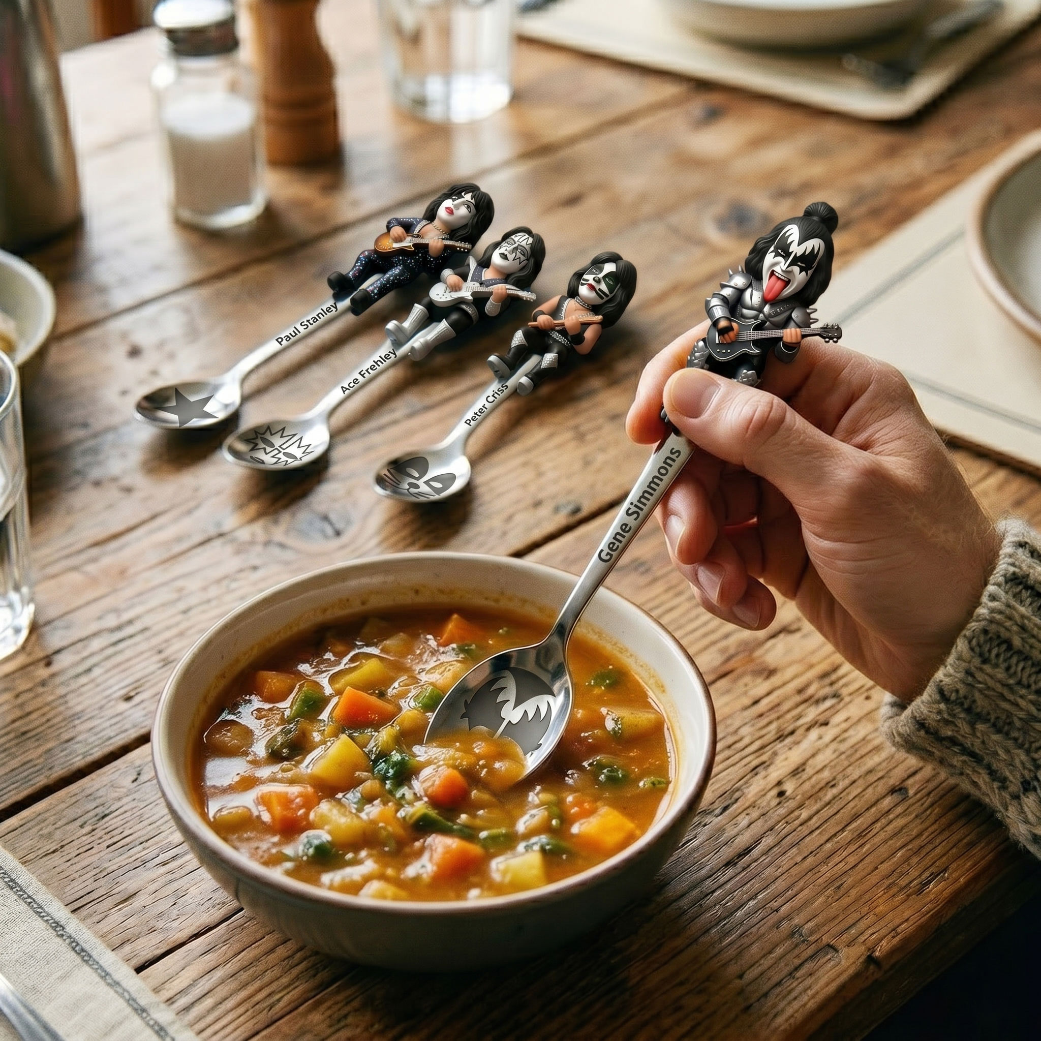 KISS Destroyer 50th Anniversary Legacy Spoon Set