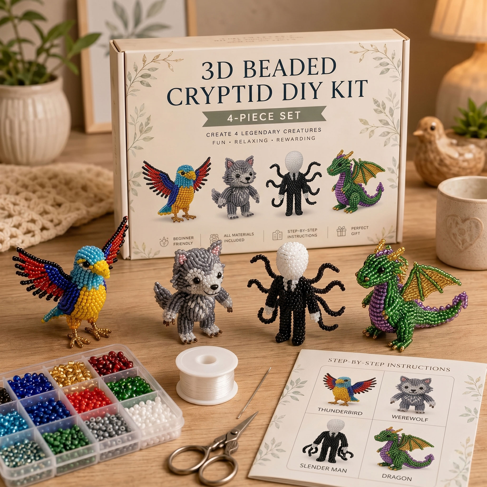 3D Beaded Cryptid DIY Kit