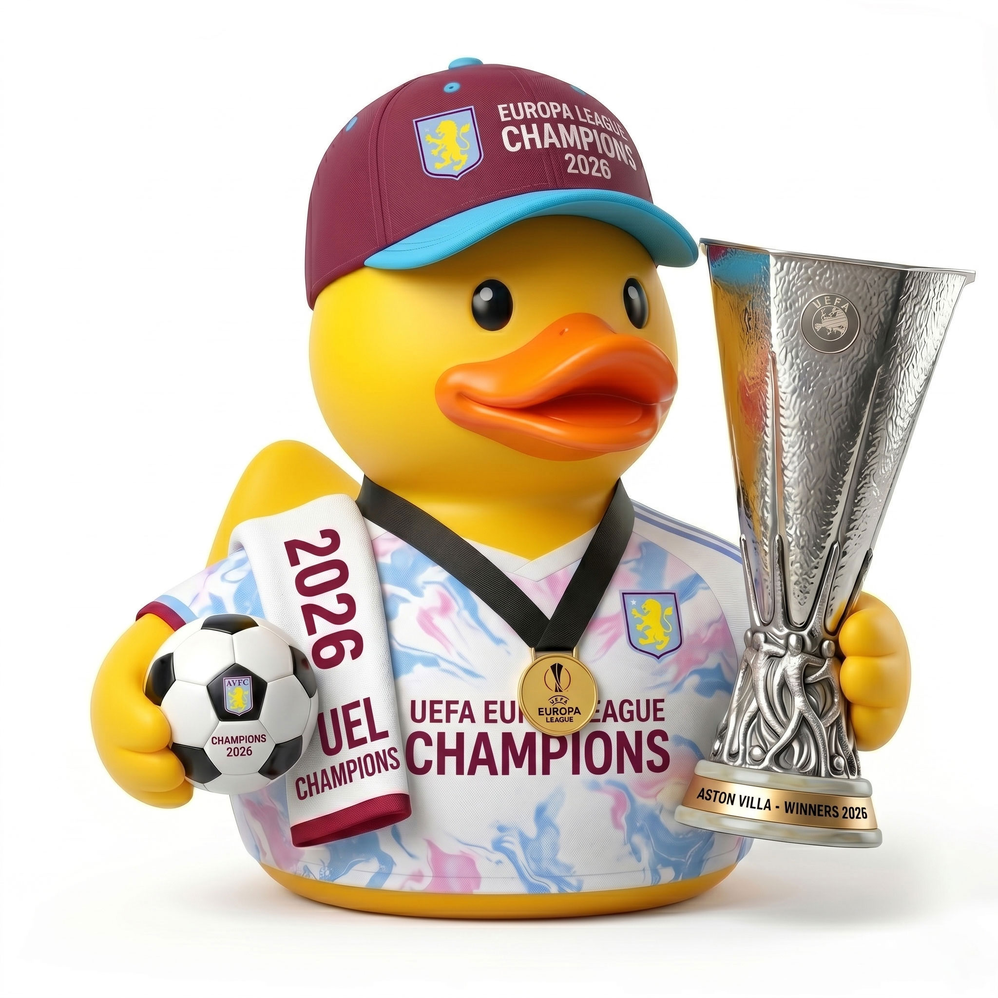 2026 Europa League Champions Commemorative Duck