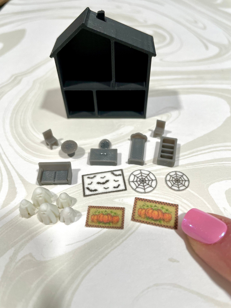 Miniature Halloween Haunted House Ghost Kit