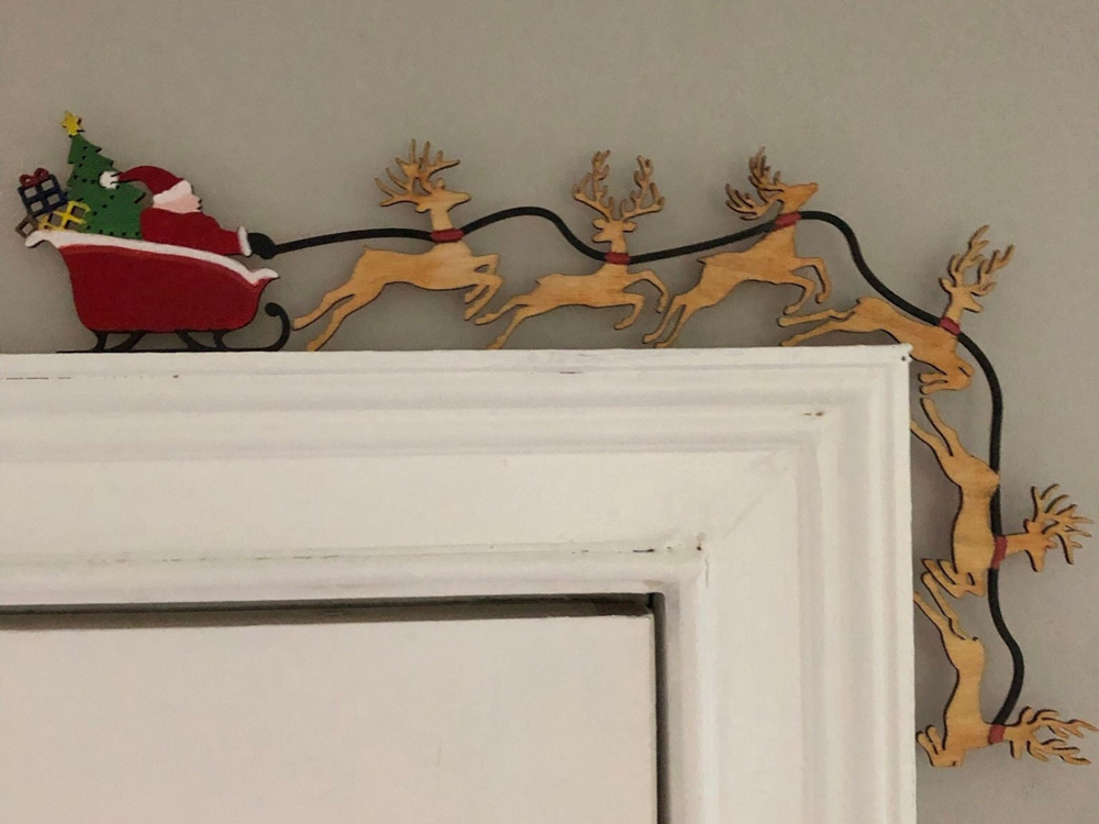 Santa Holiday door corners