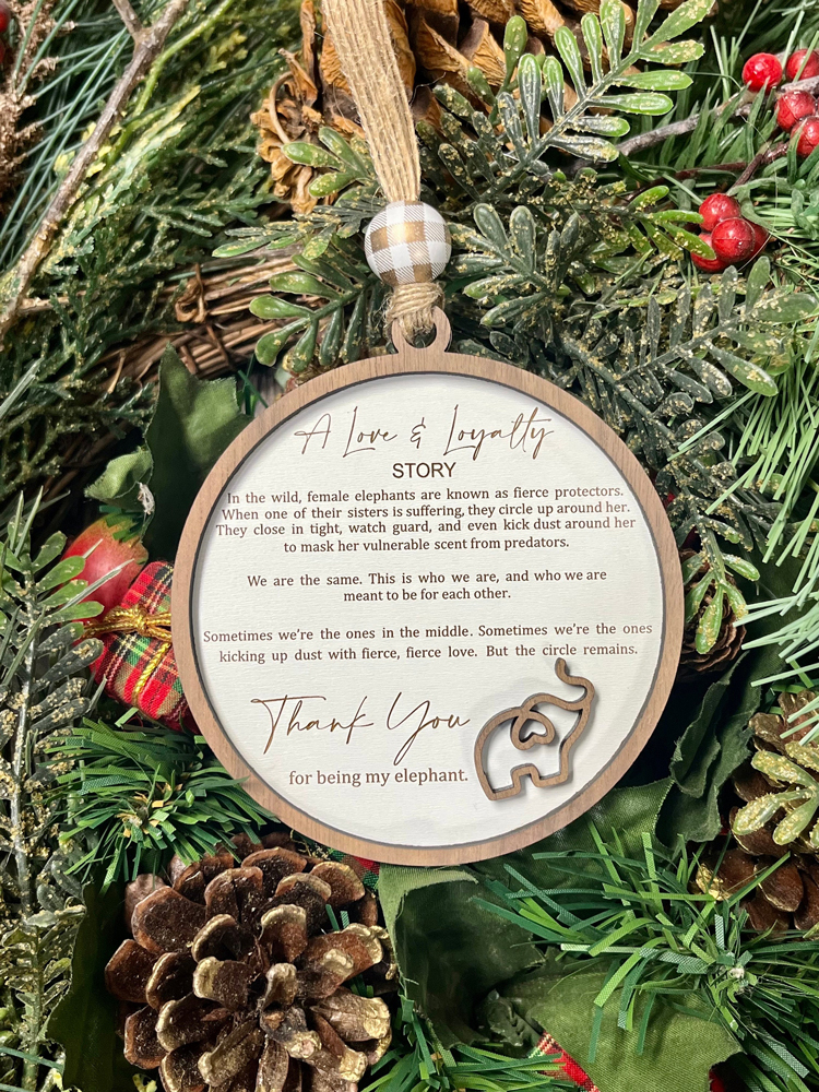 Sisterhood Elephant Gift | Sisterhood Ornament