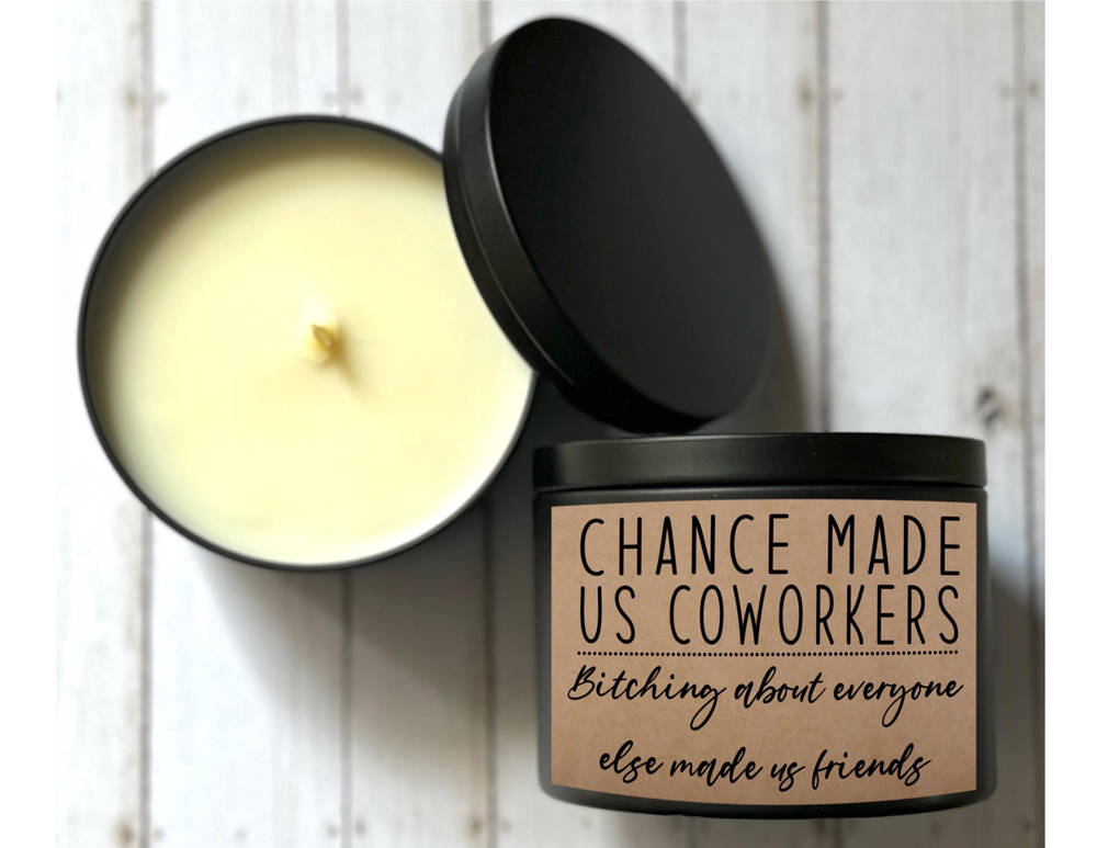 8 Oz Candle Coworker Friend Gift