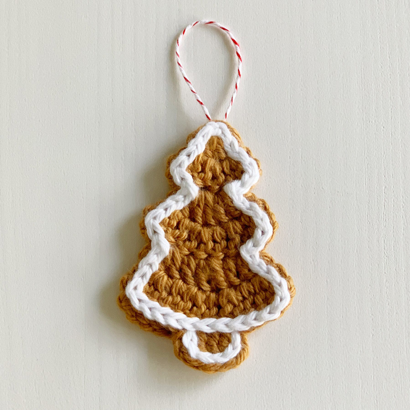 Crochet Gingerbread Cookies Ornament