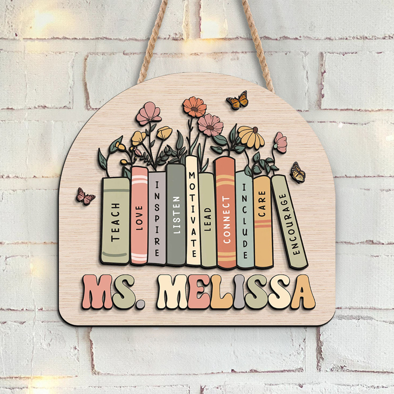 Personalized 3D Teacher Desk Name Plate