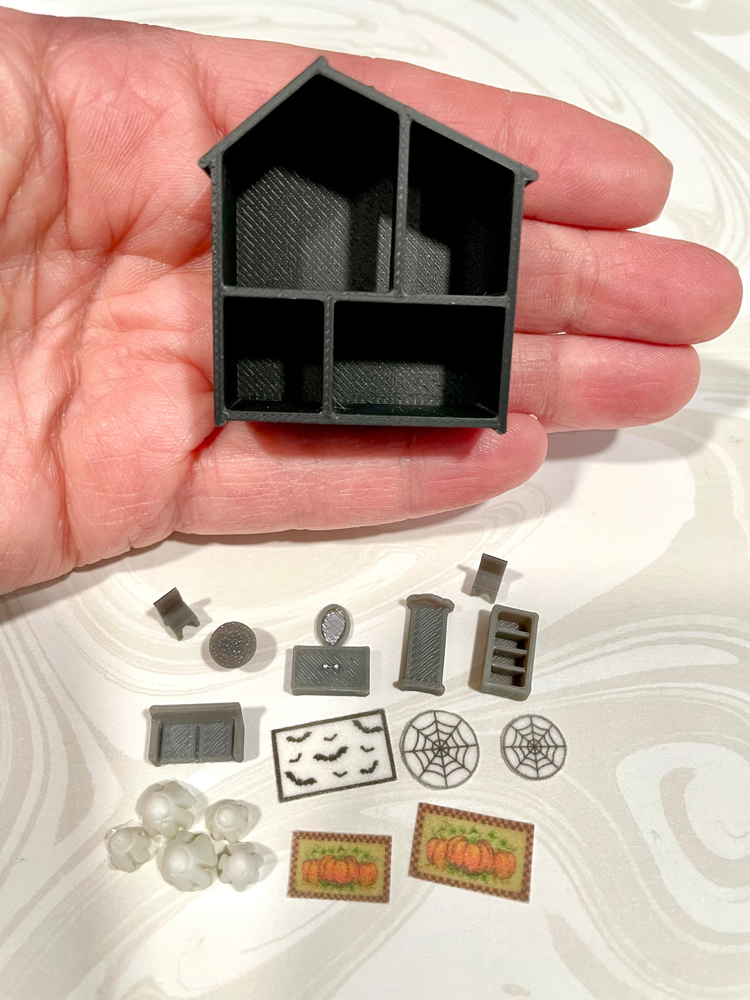 Miniature Halloween Haunted House Ghost Kit