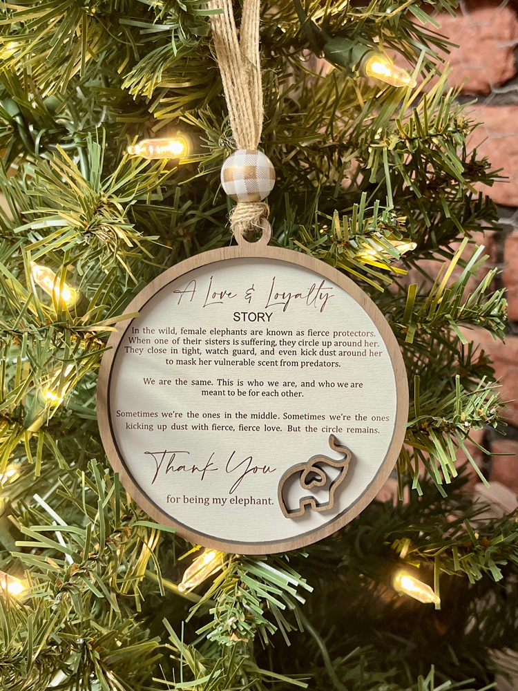 Sisterhood Elephant Gift | Sisterhood Ornament