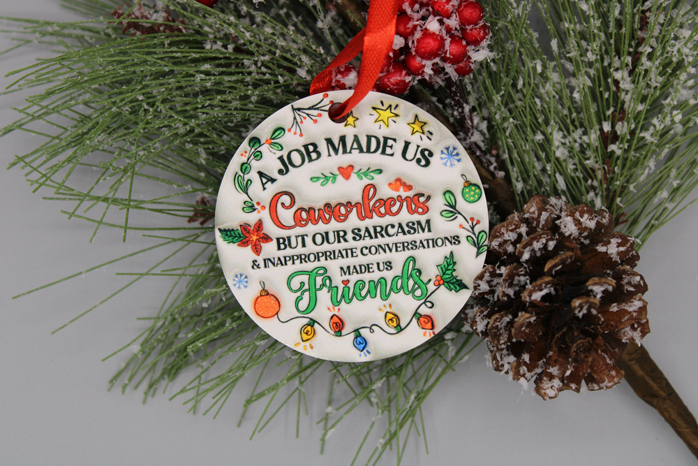A Job Made Us Coworkers Ornament