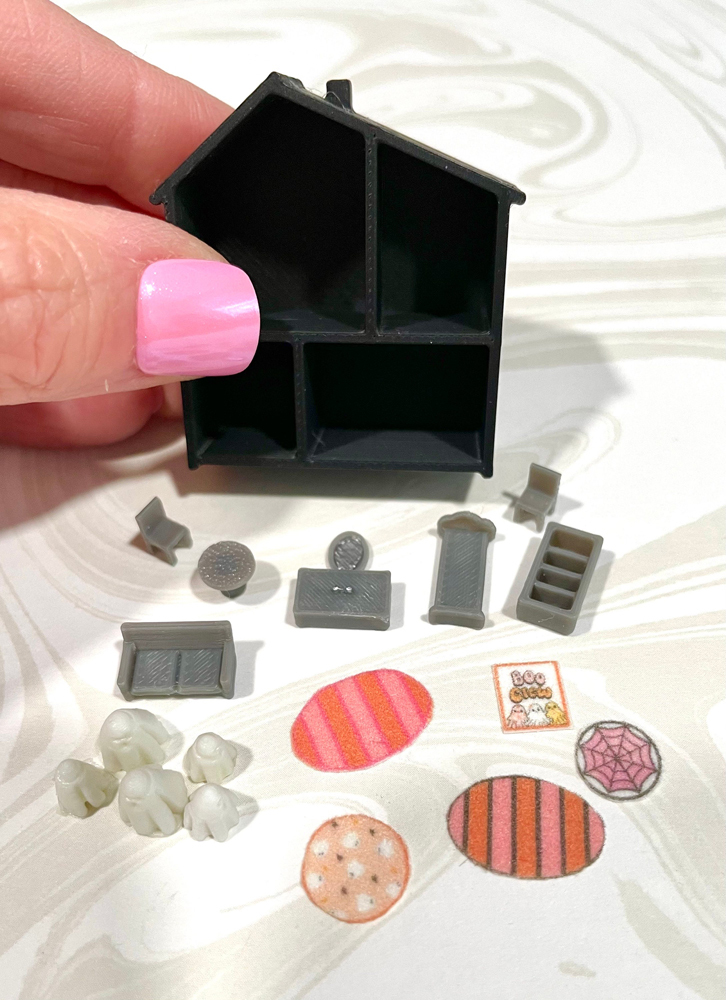 Miniature Halloween Haunted House Ghost Kit