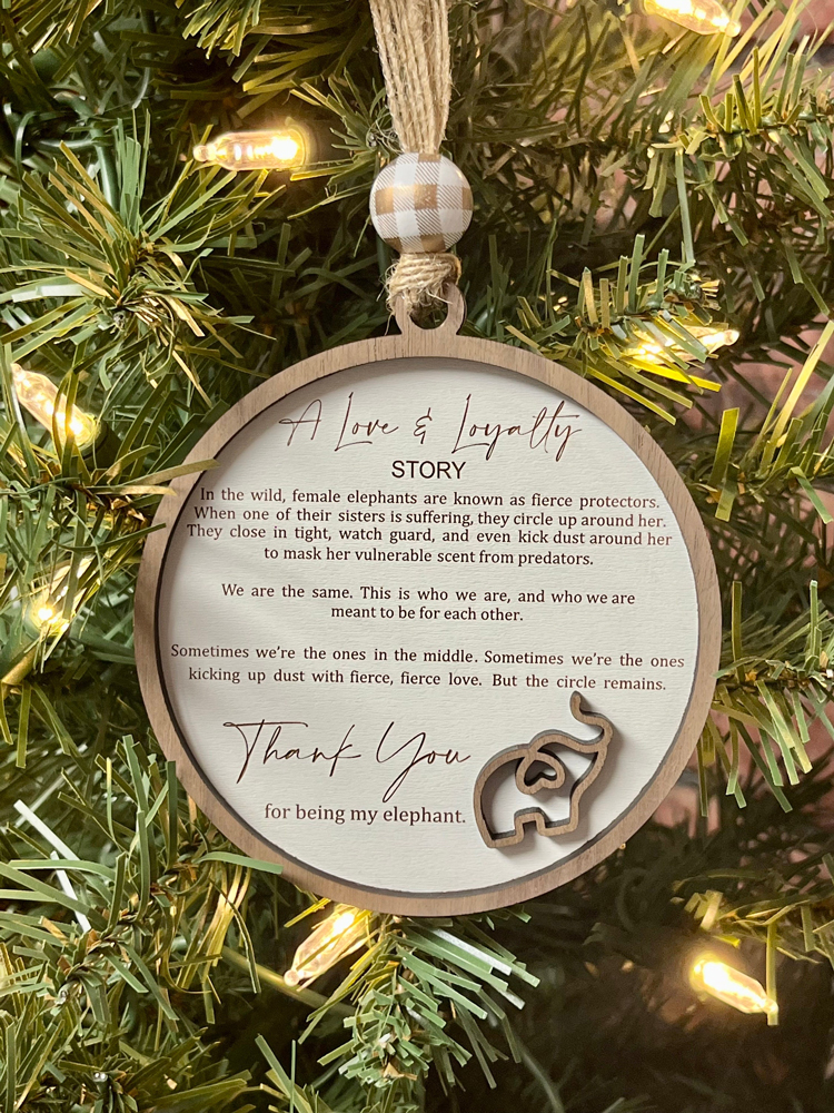 Sisterhood Elephant Gift | Sisterhood Ornament