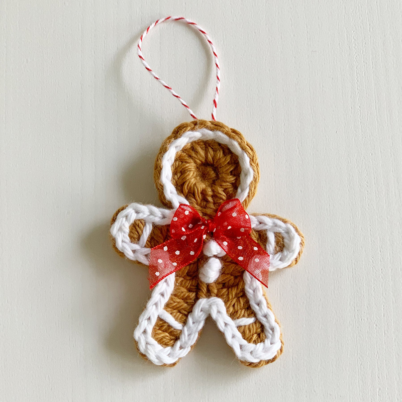 Crochet Gingerbread Cookies Ornament