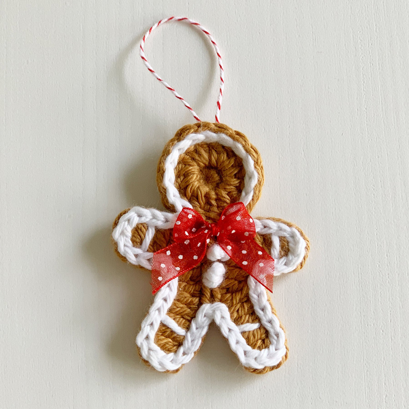Crochet Gingerbread Cookies Ornament