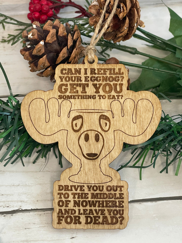 Engraved Christmas Vacation Ornaments