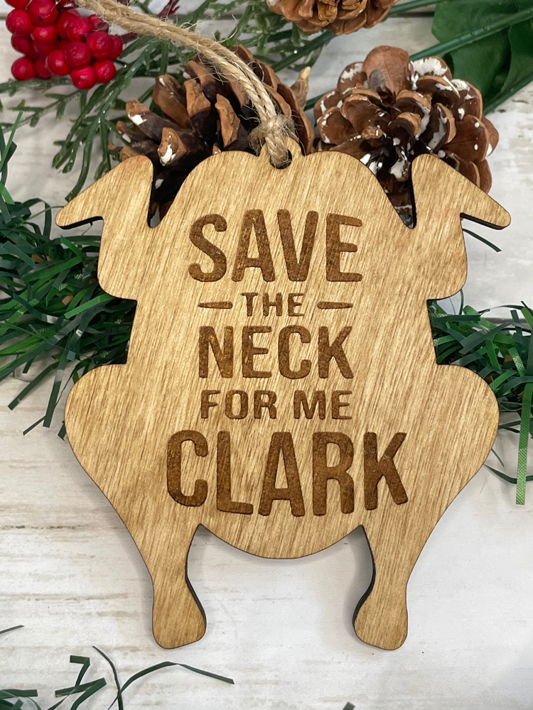 Engraved Christmas Vacation Ornaments