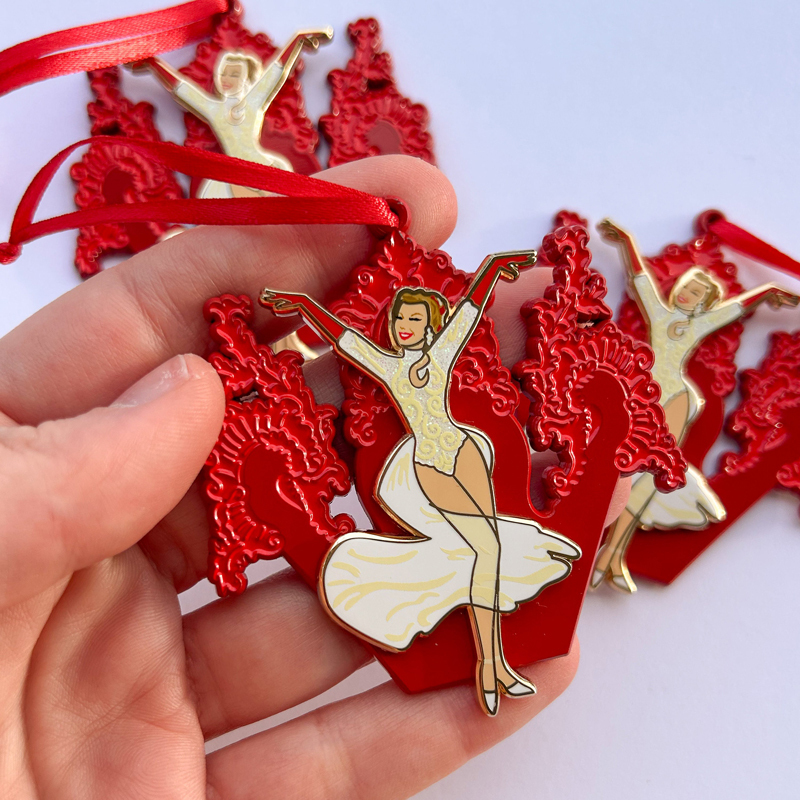 White Christmas Ornament