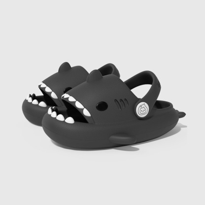KID CUTE SHARK HEAD CLOGS