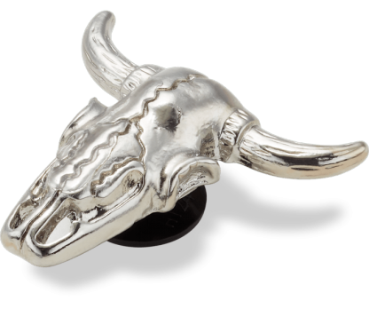 SILVER COW SKULL