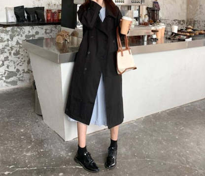 Women's Windbreaker Autumn Loose All-match Lace