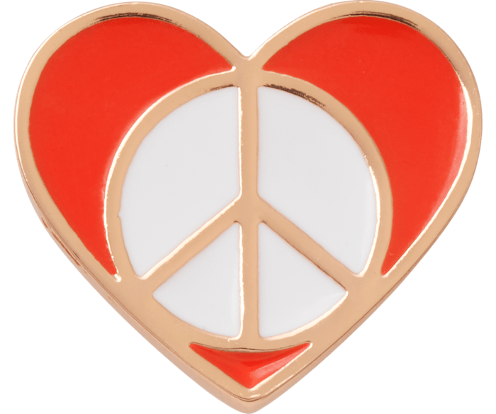PEACE SIGN IN HEART