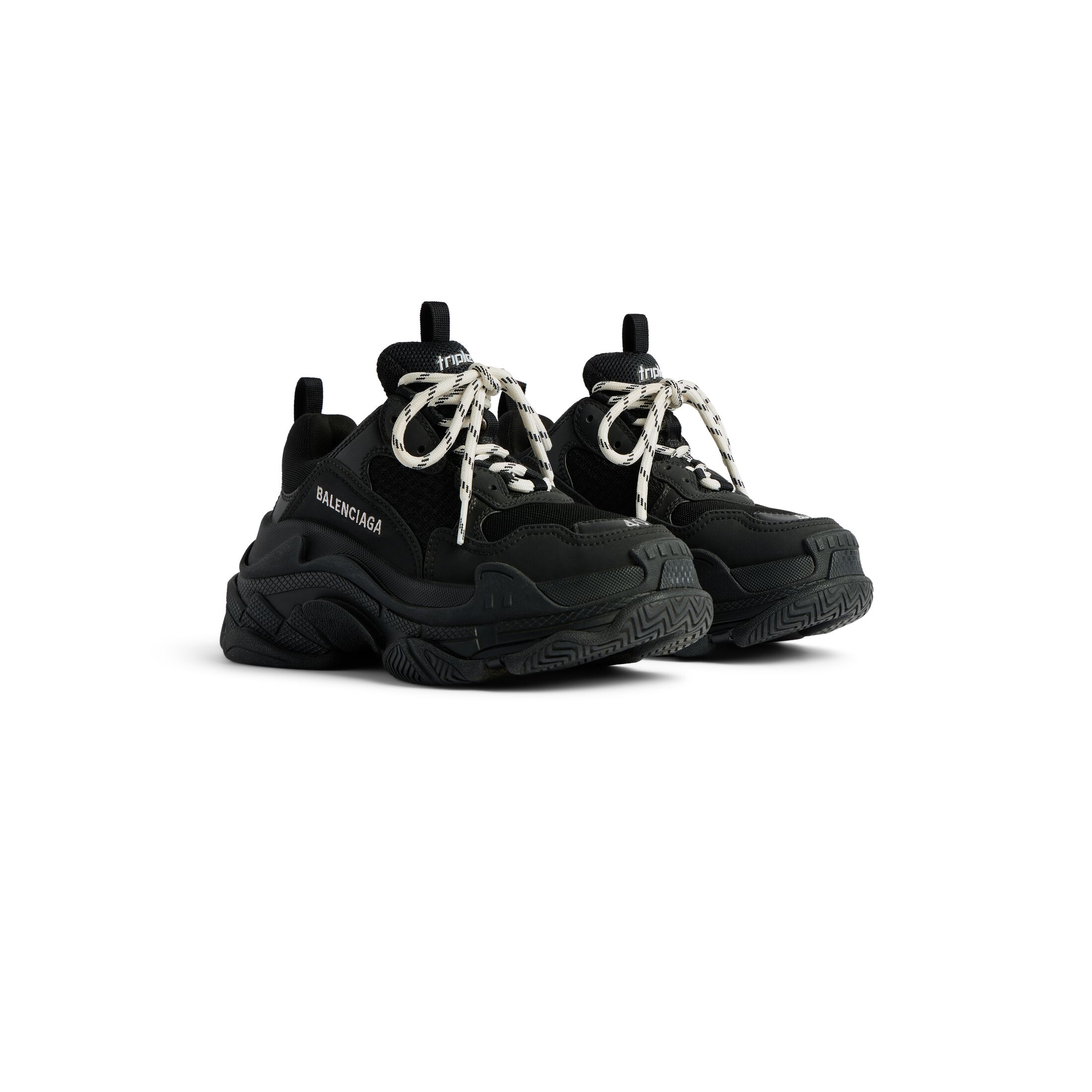 WOMEN'S TRIPLE S SNEAKER IN BLACK
