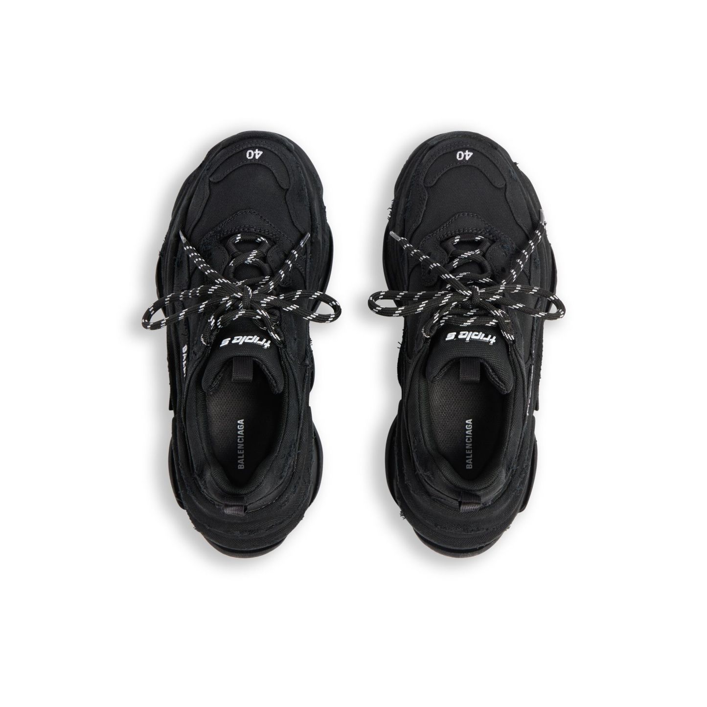 WOMEN'S TRIPLE S SNEAKER IN BLACK