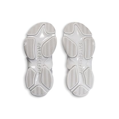 WOMEN'S TRIPLE S SNEAKER WITH RHINESTONES IN LIGHT GREY