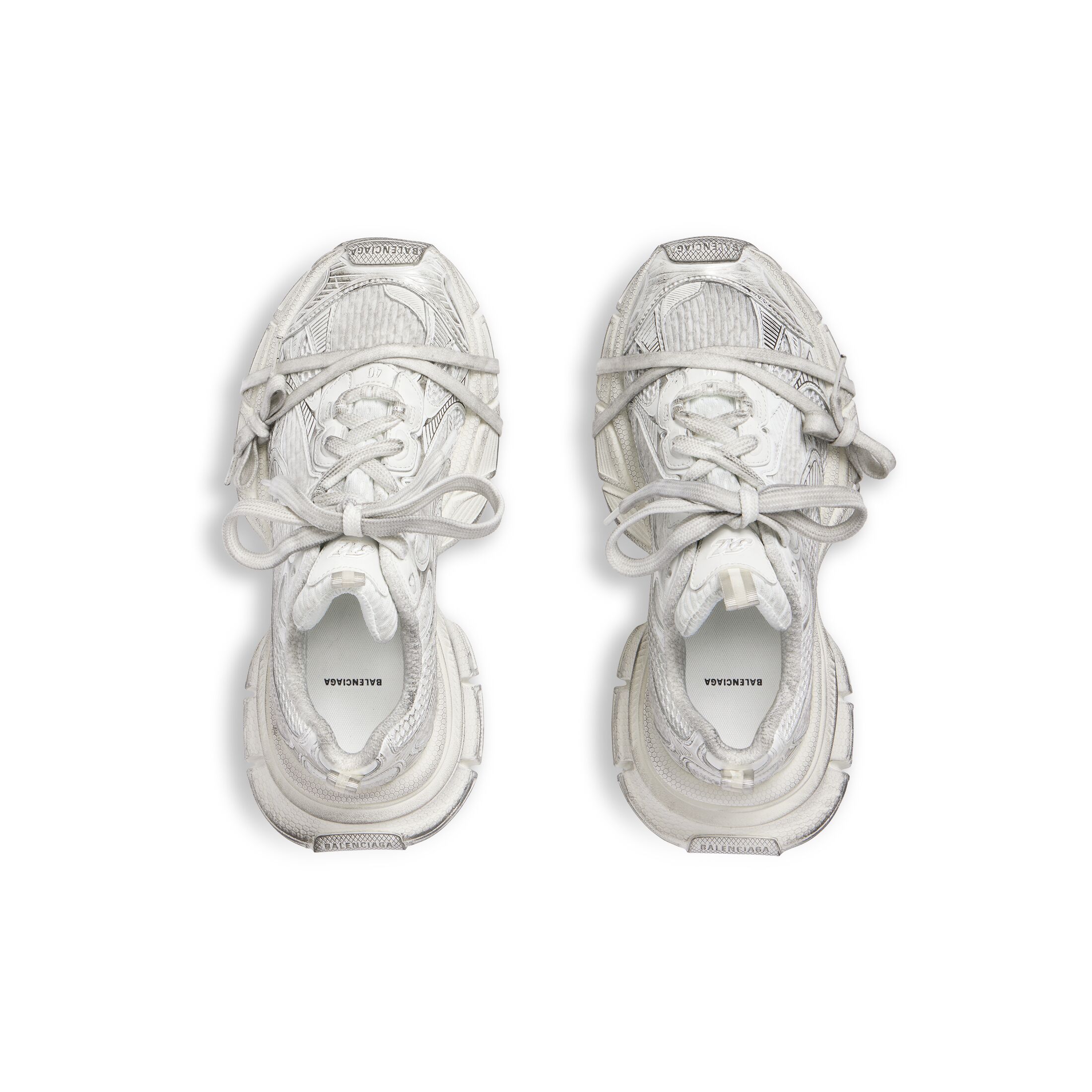 WOMEN'S 3XL SNEAKER IN WHITE