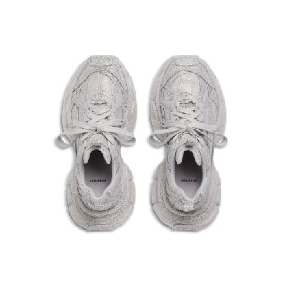 WOMEN'S 3XL SNEAKER WITH RHINESTONES IN LIGHT GREY