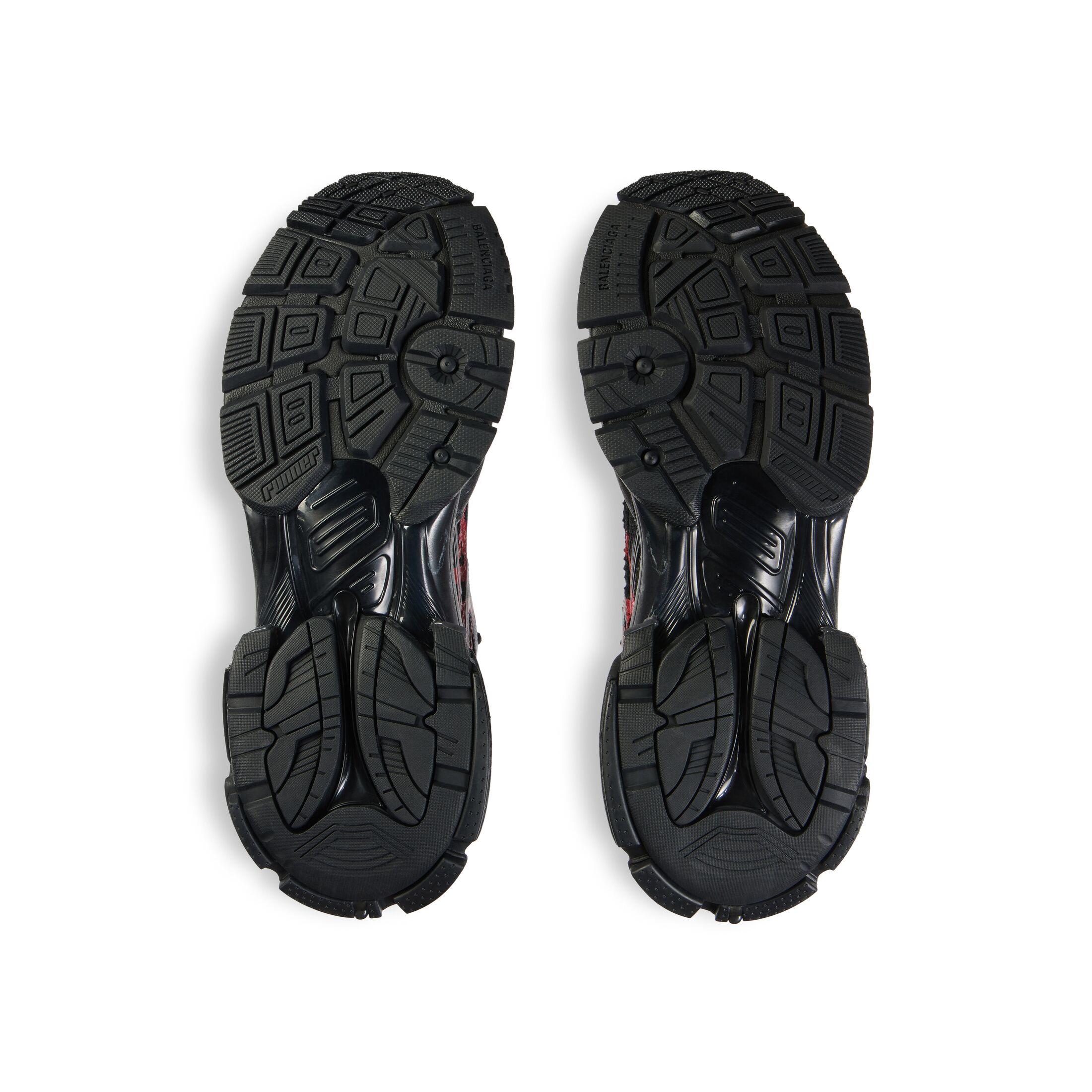 MEN'S RUNNER GRAFFITI SNEAKER IN BLACK