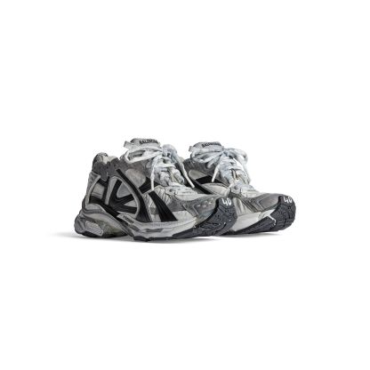 MEN'S RUNNER SNEAKER IN GREY/WHITE/BLACK
