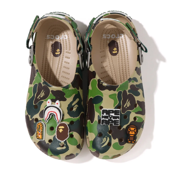 BAPE x Crocs Classic Clog 'ABC Camo