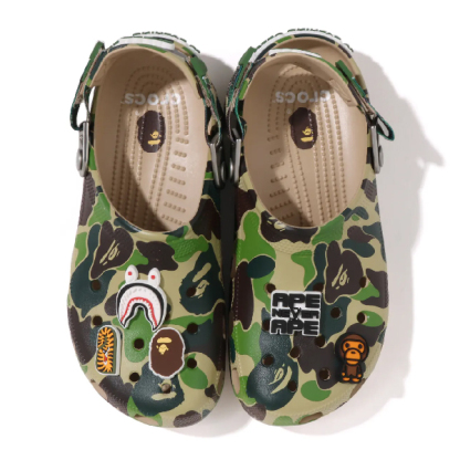 BAPE x Crocs Classic Clog 'ABC Camo