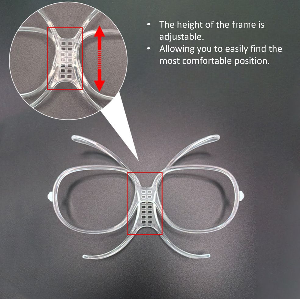 Prescription ski goggles insert-Adjustable type-Glasses Magic