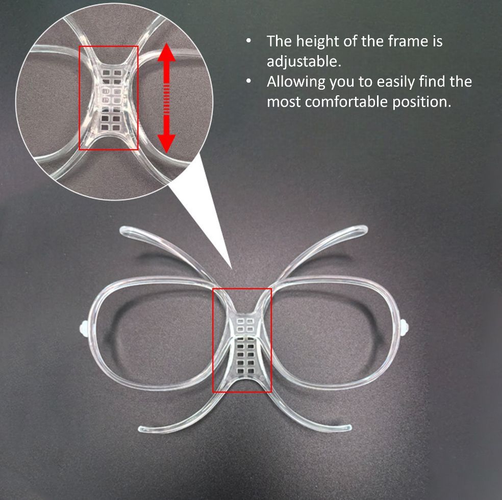 Prescription ski goggles insert-Adjustable type-Glasses Magic