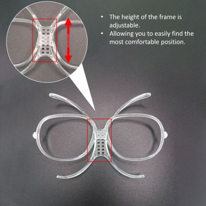 Prescription ski goggles insert-Adjustable type-Glasses Magic