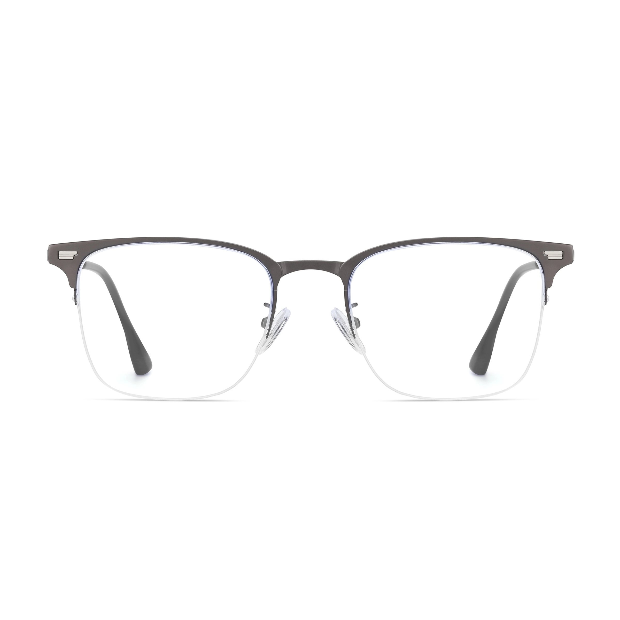 Allan-Square semi-rimless polarized magnetic prescription glasses include night vision lenses-Glasses Magic