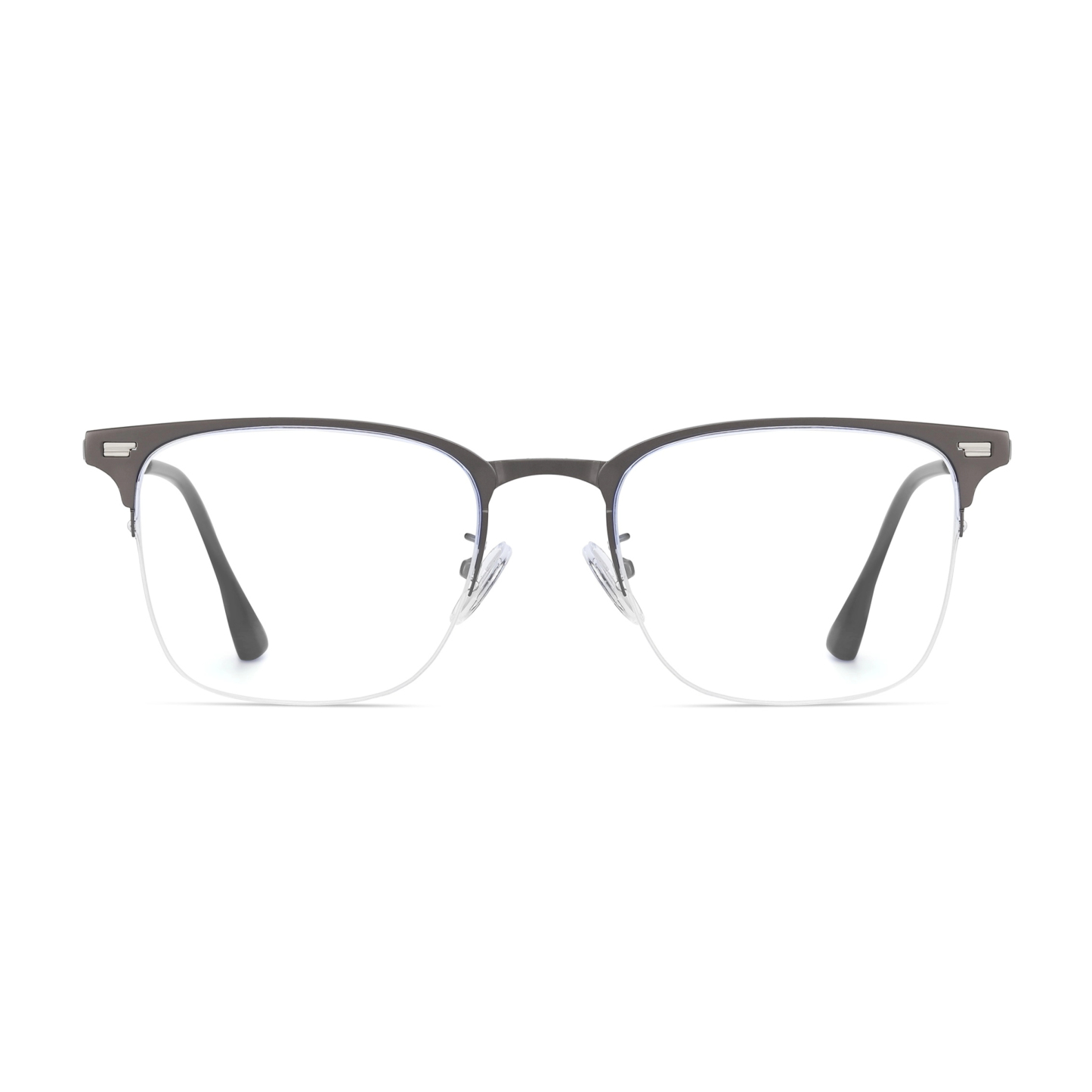 Allan-Square semi-rimless polarized magnetic prescription glasses include night vision lenses-Glasses Magic
