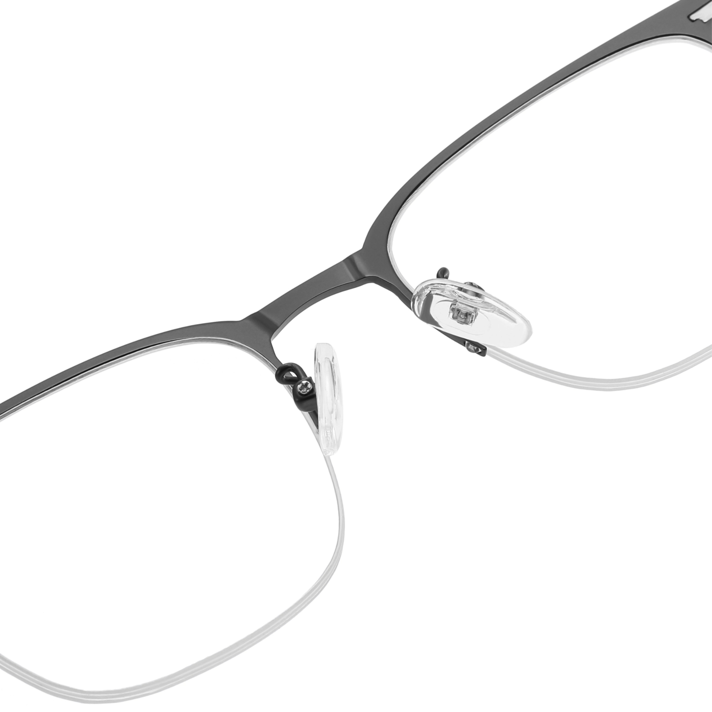Allan-Square semi-rimless polarized magnetic prescription glasses include night vision lenses-Glasses Magic