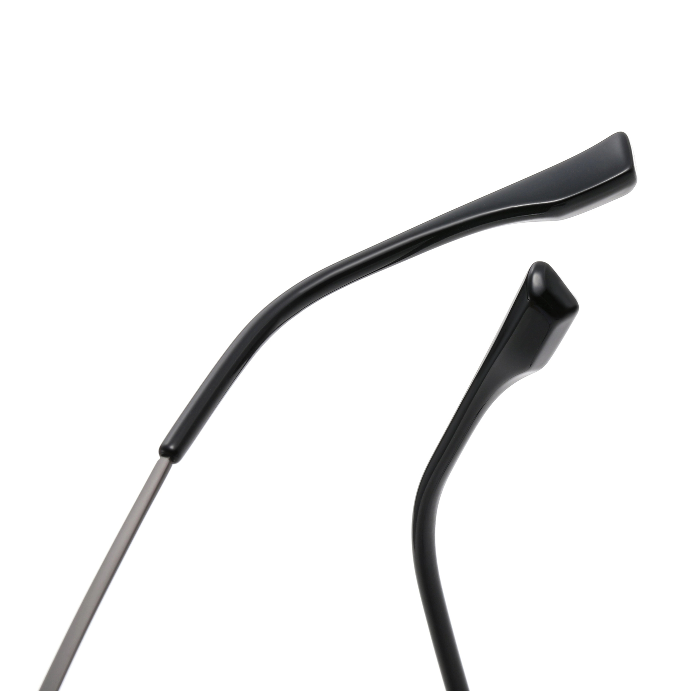 Allan-Square semi-rimless polarized magnetic prescription glasses include night vision lenses-Glasses Magic