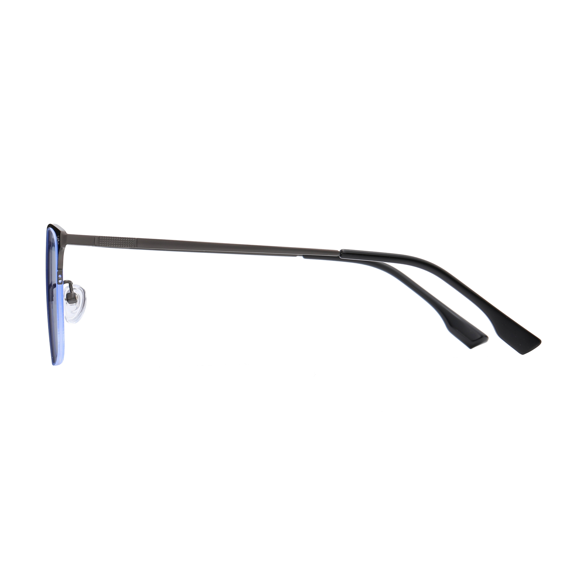 Allan-Square semi-rimless polarized magnetic prescription glasses include night vision lenses-Glasses Magic