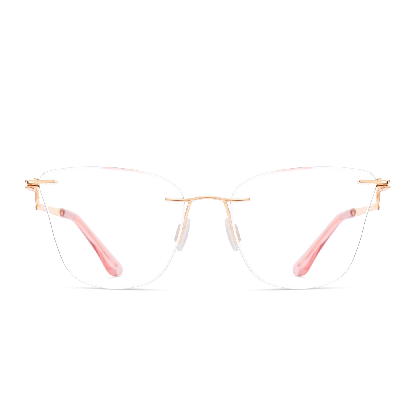 Antonia-Rimless prescription optical glasses for women with magnetic polarizing lens set-7203