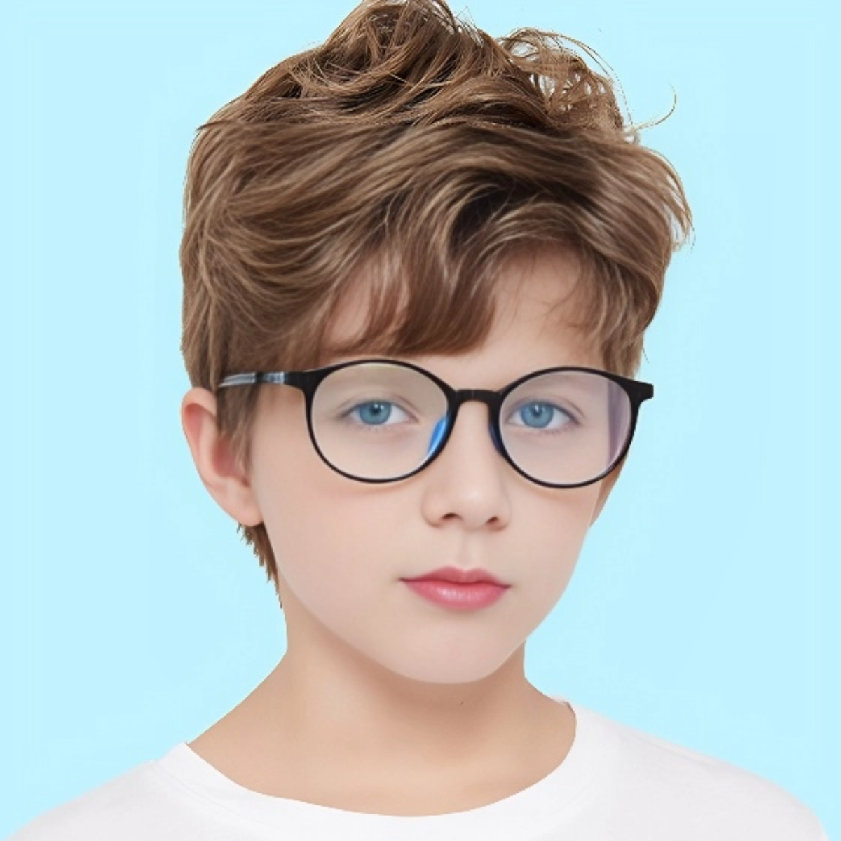 KK-Blue light blocking glasses for children are available with prescription glasses -TR5108