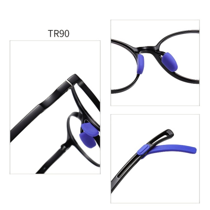 KK-Blue light blocking glasses for children are available with prescription glasses -TR5108