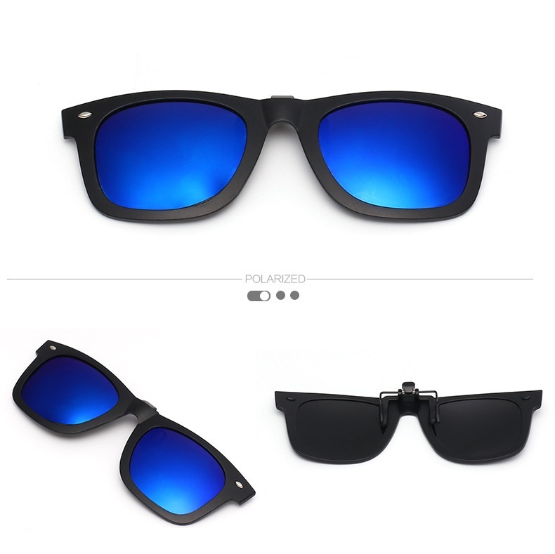 Byron-Polarizing sunglasses clip optional night vision lenses