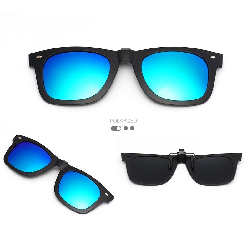 Byron-Polarizing sunglasses clip optional night vision lenses
