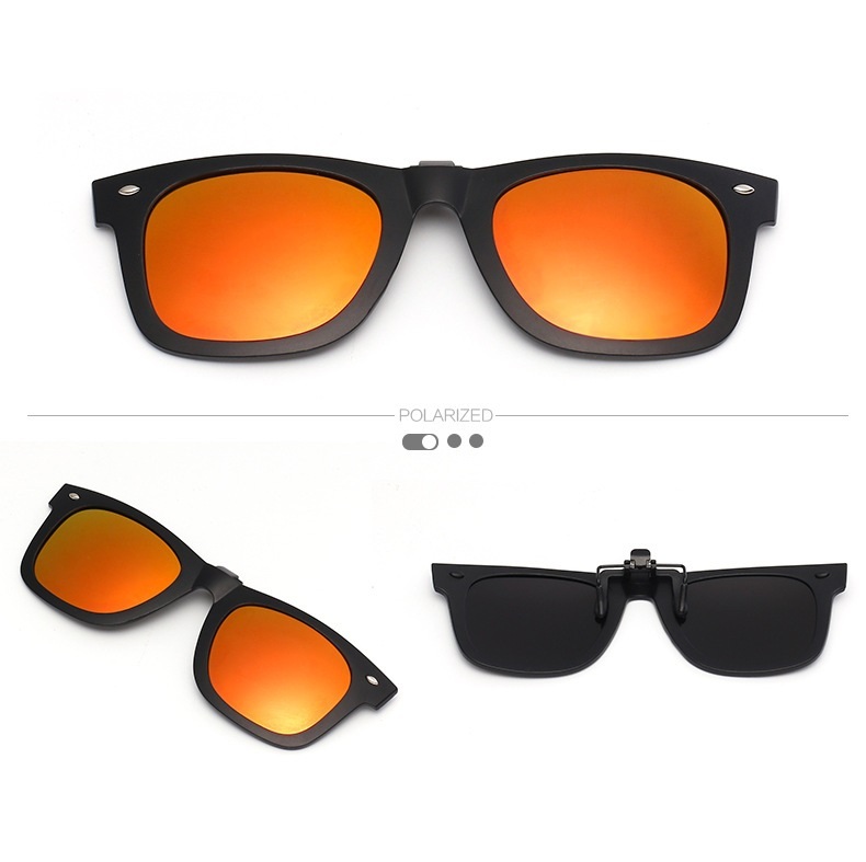 Byron-Polarizing sunglasses clip optional night vision lenses