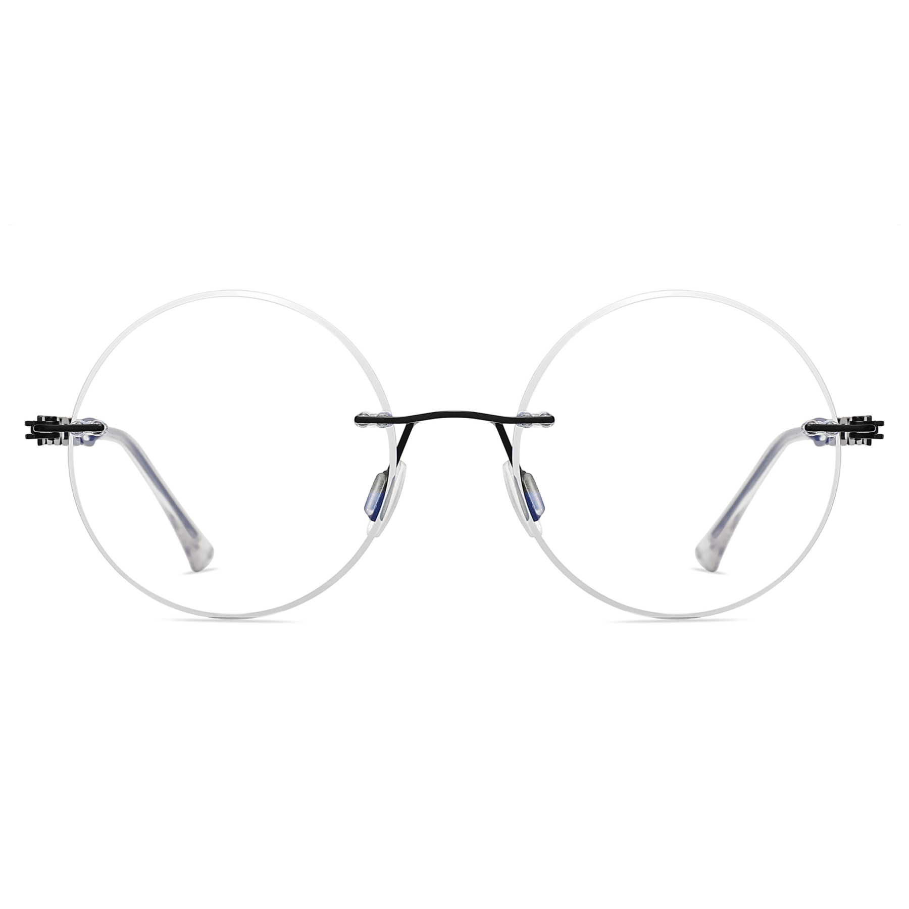 Adelaide-Rimless prescription optical glasses for women with magnetic polarizing lens set-7213