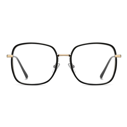 Alison-Square fullrim polarized magnetic prescription glasses include night vision lenses-Glasses Magic