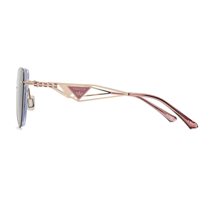 Adalia-Rimless prescription optical glasses for women with magnetic polarizing lens set-7211